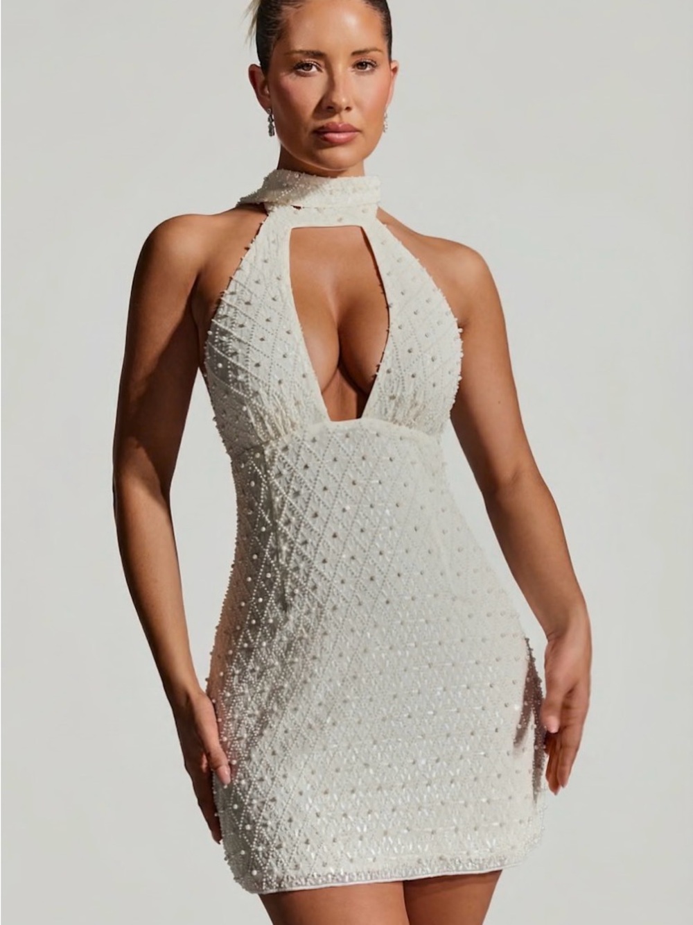 Oh Polly Halter Mini Dress
